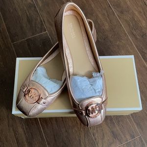 Michael Kors Rose Gold Flats